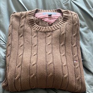 Tommy Hilfiger Brown Crewneck Sweater